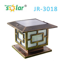 New products 2015 CE solar led light main gate lights ,solar main gate pillar light Factory Price JR-3018 series